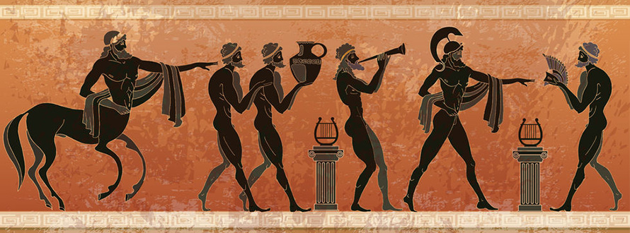 Griechische Mythen- und Männergestalten